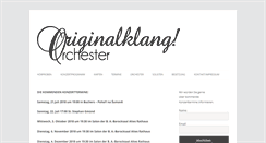 Desktop Screenshot of originalklang.com